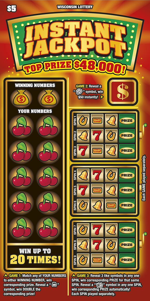 INSTANT JACKPOT (2736) | Wisconsin Lottery